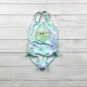 Star Wars Baby Yoda Grogu Tie Dye Swim Suit